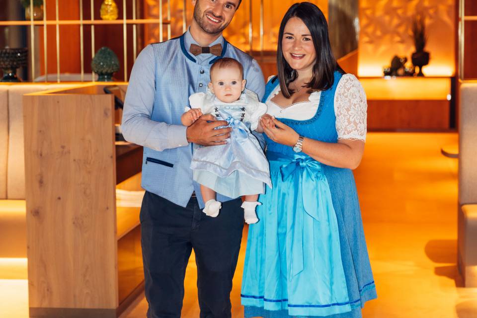 Michael & Elena Fink mit Sofie: Juniorchef & Sommelier - Andreus Resorts